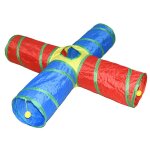 Tunnel pour chat - non spcifi - pliable - polyester - 45x25 cm - intrieur
