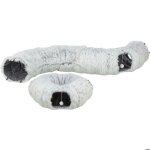 Tunnel de jeu - trixie - harvey - pour chat moyen - int�rieur - 4 ouvertures avec jouet suspendu