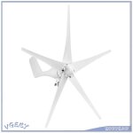 Turbine �olienne � 5 pales 24v 800w avec contr�leur de chargeur corps en alliage daluminium �nergie claire ...