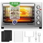 Turbotronic evs45 - four �lectrique 45 l - four de table chaleur tournante - mini four grande capacit� ...