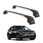 Barres de toit turtle air - 2 hyundai tucson nx4 2022 2023 2024 (suv) argent