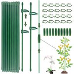 Tuteur plante grimpante - tuteur plante - 90pcsavec tuteur plantetiges de plantes clipstiges tube dextension ... Tuteur plante grimpante - tuteur plante - 90pcsavec tuteur plantetiges de plantes clipstiges tube dextension ...