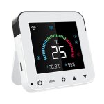 Tuya smart life nouveau wifi thermostat dc5v climatiseur ir t�l�commande minuterie temp�rature humidit� ...