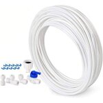 Tuyau dalimentation en eau de 10 m - kit de connexion pour réfrigérateur double porte de style européen ... Tuyau dalimentation en eau de 10 m - kit de connexion pour réfrigérateur double porte de style européen ...