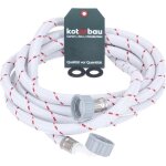 Tuyau dalimentation pour machine � laver - kotarbau� - 3m - diam�tre 13 mm - gain� - blanc