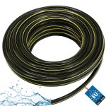 Tuyau darrosage - kotarbau - 20m - 4 couches - renforcé - noir et jaune Tuyau darrosage - kotarbau - 20m - 4 couches - renforcé - noir et jaune