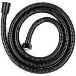 Tuyau de douche universel 2m noir en acier inoxydable flexible de douche anti - torsion et anti - corrosion ... Tuyau de douche universel 2m noir en acier inoxydable flexible de douche anti - torsion et anti - corrosion ...