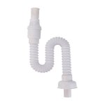 Tuyau dvacuation deau siphon de lavabo plus 4 colliers de serrage conviennent aux lavabos lave - vaisselle ...