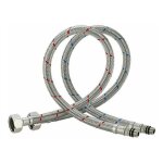 Tuyau flexible robinet inox 60cm ? compatible eau chaude / froide (connexion universelle pour mitigeur ...