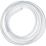 Tuyau pvc souple transparent 5 mtres 4 6mm tube flexible de pression label