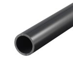 Tuyau tube sourcing map pvc rigide rond 21mm id 25mm od 500mm noir fort impact pour eau artisanat dcoration ...