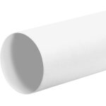 Tuyau de ventilation - kotarbau - 1000 mm - tube rond en pvc - blanc - 100 mm de diam�tre