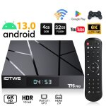 Tv box android 13. 0 boitier tv t95 pro4 go + 32 go 6k hd quad coresmart box bluetooth5. 0 wifi media ...