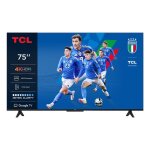 Tv intelligente tcl 75p6k 75 4k ultra hd led hdr televiseur led