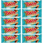 Twix - lot de 10x5 barres de 46g - caramel beurre sal - 23kg