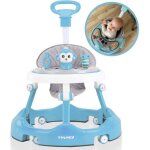 Twinky babywalker 3 - en - 1 bleu trotteur bb volutif & luxe trottinette tapis pieds & poigne premiers ...