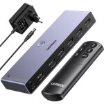 Ugreen commutateur hdmi 8k 60hz 5 entr�es 1 sortie avec t�l�commande compatible ps5 ps4 xbox