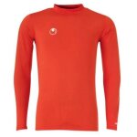 Uhlsport sous - vtement thermique de football distinction colors baselayer - rouge