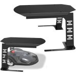 Uisebrt 77x94x36cm garage en m�tal pour robot tondeuse r�sistant aux intemp�ries protection uv carport ...