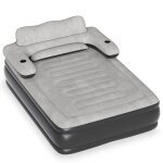 Uisebrt matelas gonflable 145x195x82cm pliable avec dossier et pompe à air électrique 2 personne camping ... Uisebrt matelas gonflable 145x195x82cm pliable avec dossier et pompe à air électrique 2 personne camping ...