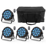 Uking 14 led rgbw jeux de lumires - 84w lumire de scne avec tlcommande - par led stroboscope & son ...