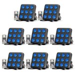 Uking 180w 9 led rgbw jeux de lumire - lumire de scne avec tlcommande - par led stroboscope & son ...