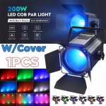 Uking cob rgbw jeux de lumi�res - 200w lumi�re de sc�ne dmx 6 en 1 - par light stroboscope & son pour ...