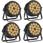 Uking - lampes de sc�ne - rgbw 200 w - projecteur led par dmx 4 en 1 m�lange infini et effet arc - en ...