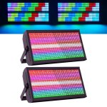 Uking stroboscope led smd rgbw - combo strobe et clairage dambiance blinder wash - pack de 2