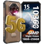 Smartphone robuste 5g ulefone armor x16 pro 16go + 256go 6. 56 10360mah telephone portable incassable ...