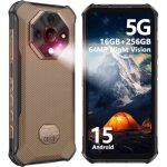 Smartphone robuste 5g ulefone armor x16 pro android 15 16go + 256go 6. 56 10360mah telephone portable ...
