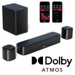 Ultimea 5. 1 barre de son avec dolby atmos 5. 1 systme de son surround virtuel contrle des applications ...