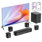 Ultimea 7. 1 barre de son - systme de son surround - dolby atmos 7. 1 canaux - contrle app - 350w