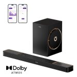 Ultimea barre de son 3. 1. 2ch avce dolby atmos - syst�me de son surround virtuel - app contr�le - skywave ...