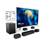 Ultimea barre de son dolby atmos 7. 1 avec caisson de basse 500w