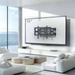 Unho support tv mural pivotant  double bras crans 40 - 85 pouces max. vesa 600x400mm - poids max : ...