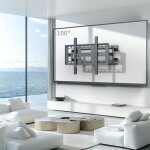 Unho support tv mural pivotant fixation tv murale pour crans 55 - 100 pouces max. vesa 800x600mm - poids ...