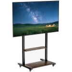 Unho support tv sur pied  roulettes meuble tv 40  100 pouce cran / lcd / led / plasma max vesa 800x600 ...
