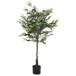 Unique plante dint�rieur lmt - ficus artificiel 480 feuilles 130 cm vert cozy586488