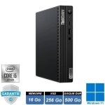 Unit� centrale - lenovo - m80q - intel i5 - 10500t - ram 16go - ssd 256go + hdd 500go - pc fixe - win ...