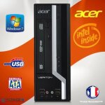 Unit centrale - pc bureau acer veriton x2611g intel 2. 60ghz 4go 500go win 7