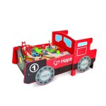 Table de train - hape - e3769 - univers miniature - garage miniature - 4 sons amusants