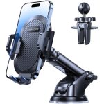 Universal support tlphone voiture [fiable ventouse & clip qualit militaire ] porte telephone voiture ...