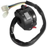 Universel commutateur de guidon de moto phare clignotant lger bouton de klaxon assemble 22mm pzcc Universel commutateur de guidon de moto phare clignotant lger bouton de klaxon assemble 22mm pzcc