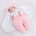 Universelle sac de couchage bb hiver couverture emmaillotage bb produits pour bbs longueur 62cm ...