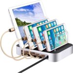 Universelle station de charge 4 - ports usb multifonction support chargeur de bureau organisateur des ...
