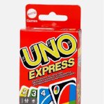 Jeu de cartes - uno - uno express - facile � emporter - multicolore - pour petits et grands