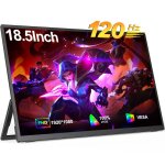 Uperfect moniteur portable full hd 1080p de 185 pouces 12 hz 100 % srgb support rglable intgr compatible ...