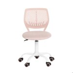 Urban meuble - chaise de bureau pivotante - rose clair - style contemporain - 5 roulettes - hauteur rglable ...