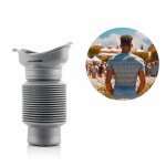 Urinoir portable pliable - innovagoods - 750 ml - gris - Éco - responsable - multi - usages Urinoir portable pliable - innovagoods - 750 ml - gris - Éco - responsable - multi - usages